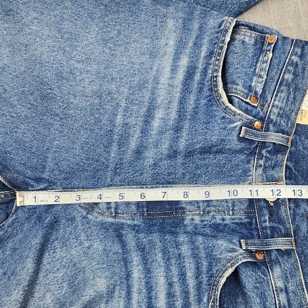 Levis 501 Distressed Style Medium Wash 100% Cotton Denim Jeans 31 × 26 - Picture 9 of 11
